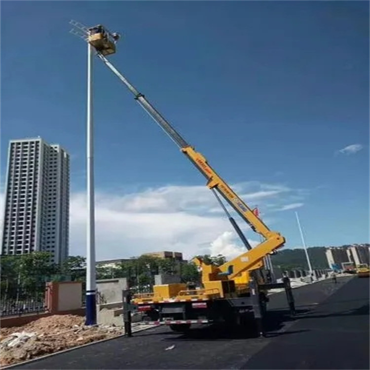 龙门维修路灯的曲臂升降车出租